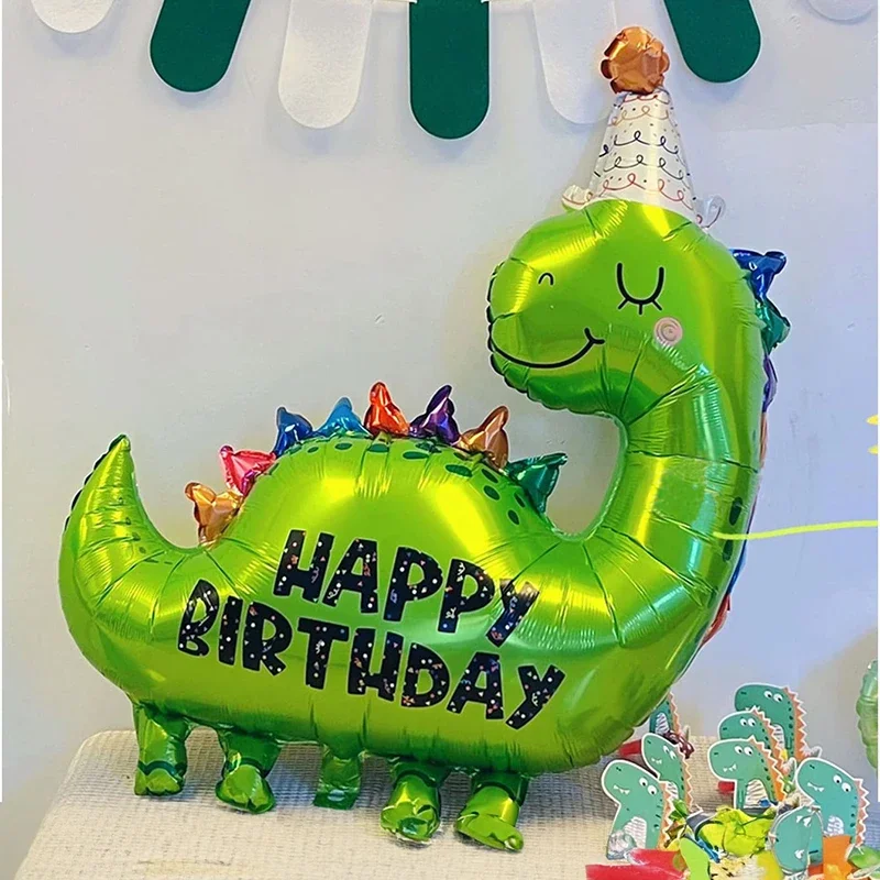 Dinosaur Aluminum Film Balloon Party Birthday Set Children's Party Decoration Dinosaur Style Balloon