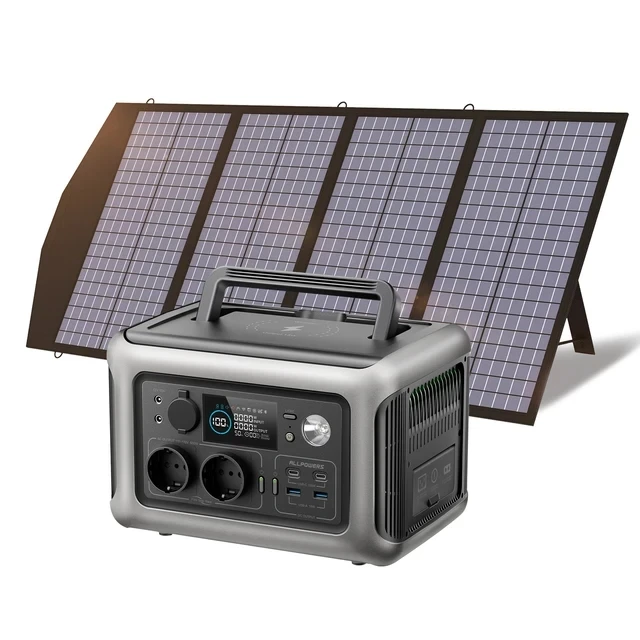 Centrale Solare Portatile 700W / 1500W Generatori Esterni, Batteria Di Backup 110 / 230V Con Coupon E Sconto Mobile Solarpanel Da 200W
