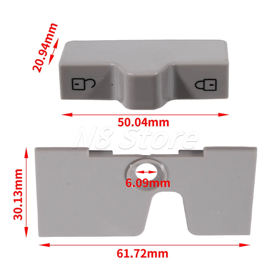 Kit de 2 verrous IMC CREATIONS pour cellule ou coffre de camping-car