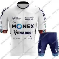 Pro Race Ar-Monex 2024 Cycling Jersey Set Mexico Clothing Short Sleeve Bicycle Shirt Road Bike Suit MTB Wear Shorts Maillot 2