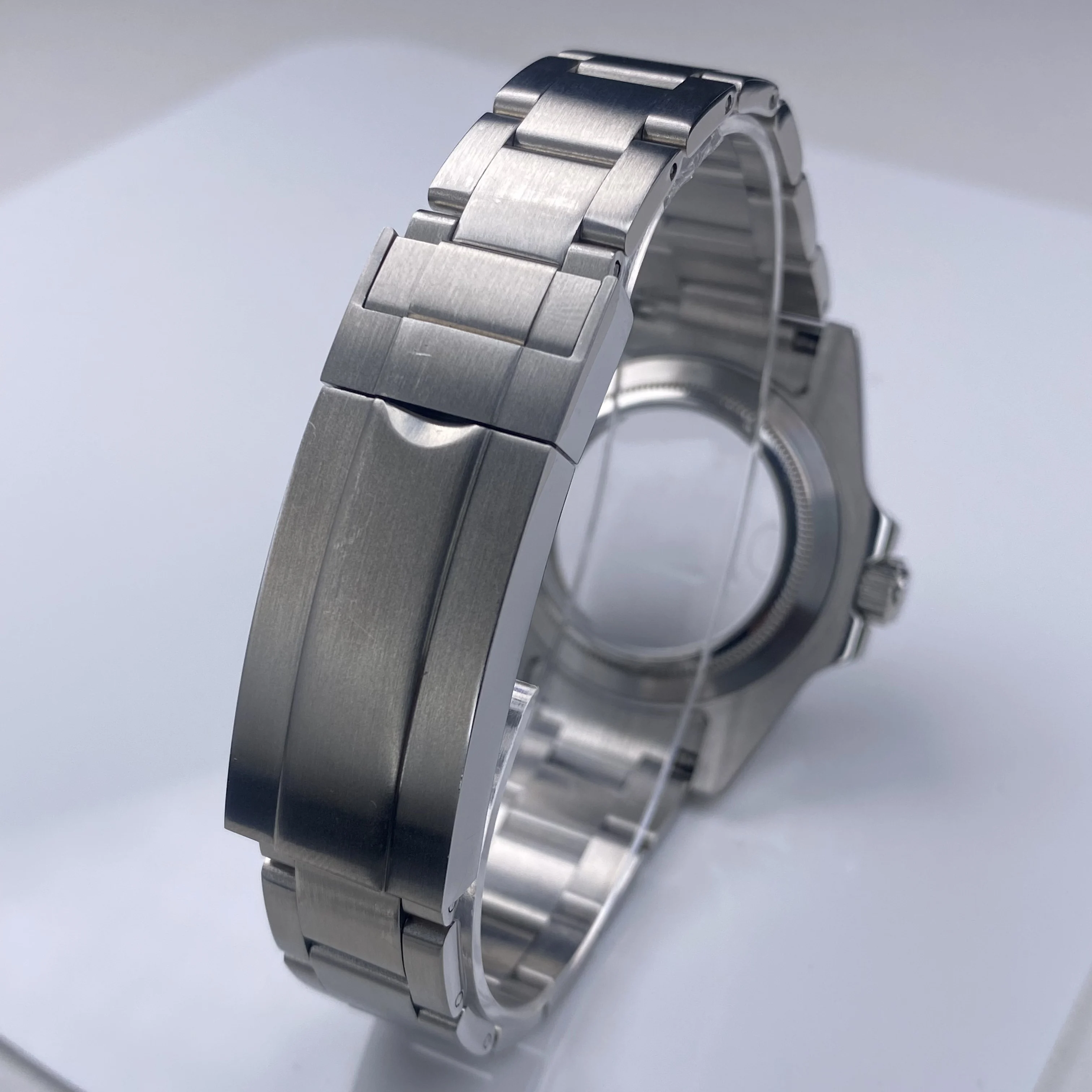 Nh35 Case Poliert 40mm Stahl Saphirglas Uhrengehäuse Passend Für ETA 2824 Nh35 Dial