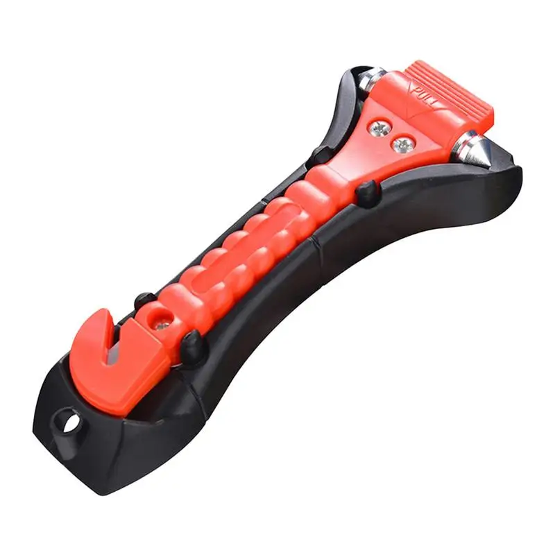 

Safety Hammer Auto Emergency Glass Window Breaker Seat Belt Cutter Life Saving Seat Belt Cutter And Tungsten Steel Tip