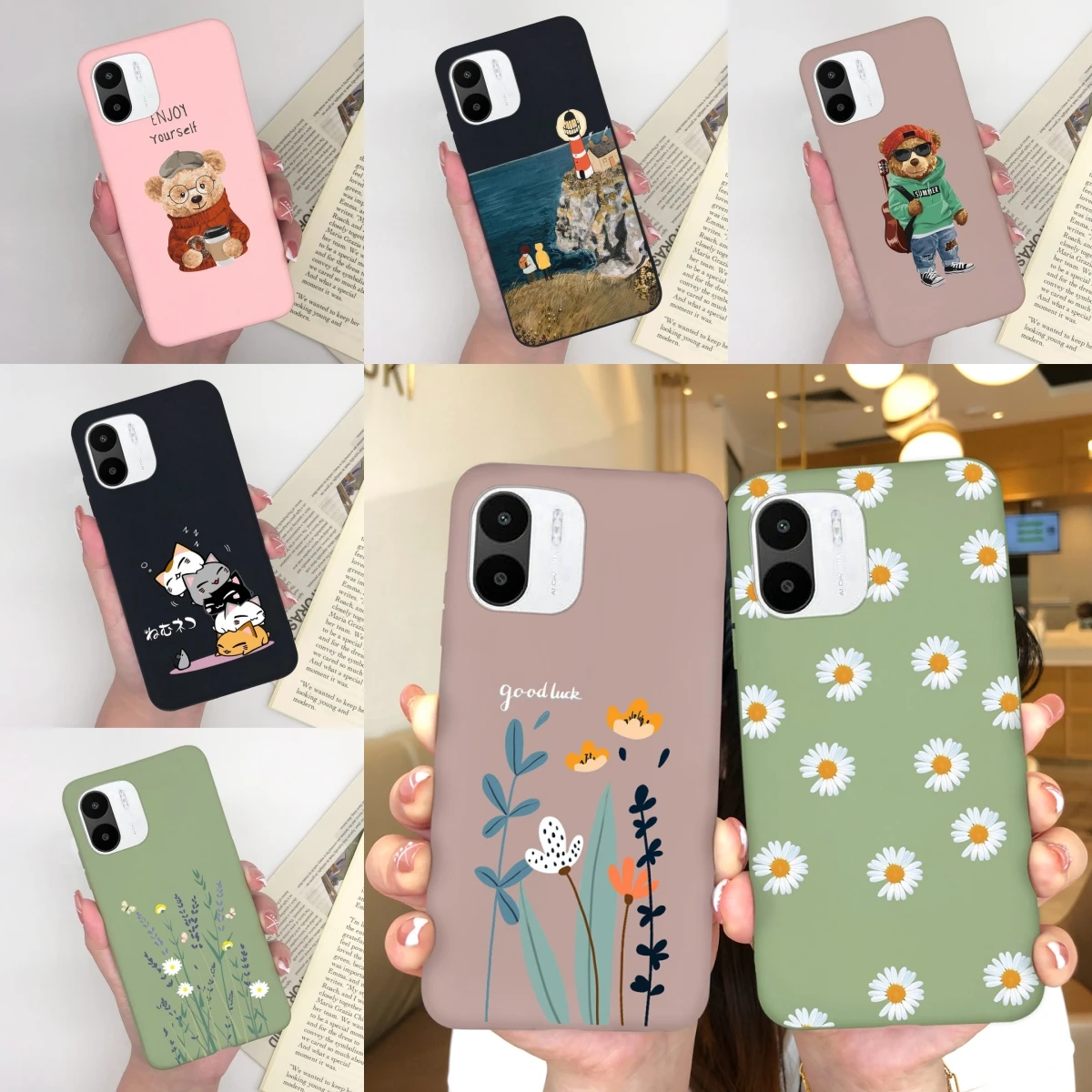 Custodia Per Xiaomi Redmi A1 2022 A2 A1Plus 2022 A2 Plus Simpatico Animale Per Redmi A1 2022 A2 A1 Plus 2022 A2 Plus Cover Posteriore Morbida Opaca