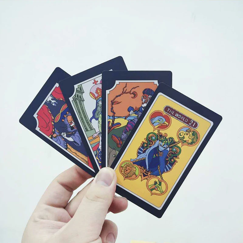 JoJo Bizarre Adventure Tarot Cards 22 Grand Akana + 9 Royal Gods 5