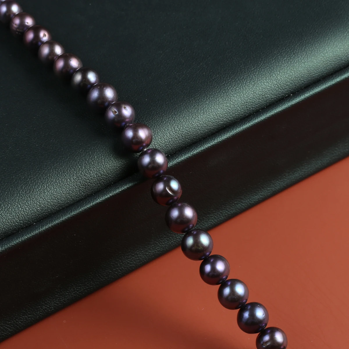 Natural Freshwater Pearl 8-9mm Round White Black Pearl Beads Jewelry Making DIY Wedding Necklace Bracelet Accessories Gift