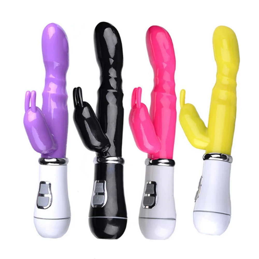 Rabbit Vibrator für Frauen, leistungsstarker G-Punkt-Klitoris-Stimulator, vibrierendes, geräuschloses Sexspielzeug für Erwachsene für weibliche Masturbatoren Shop_voghion.com