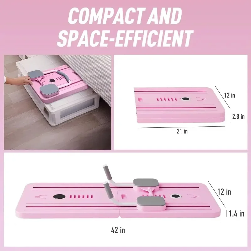 Multi-Functional Foldable Pilates Board Non-Slip Surface Portable Home Gym Equipment for Core Training