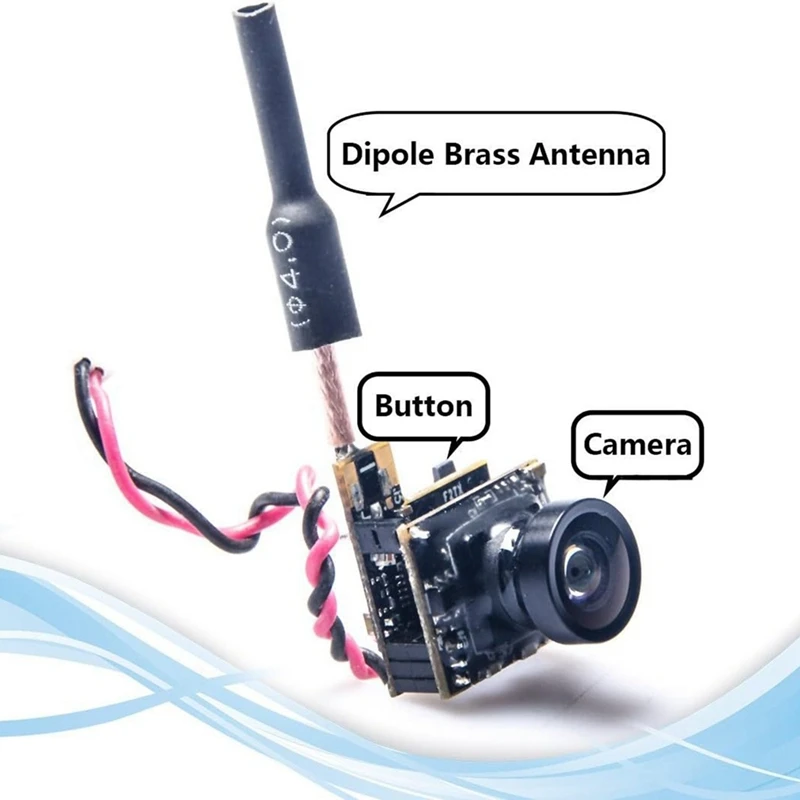 Micro Caméra FPV 5.8GHz 800TVL 25mW 3.4g pour Drone