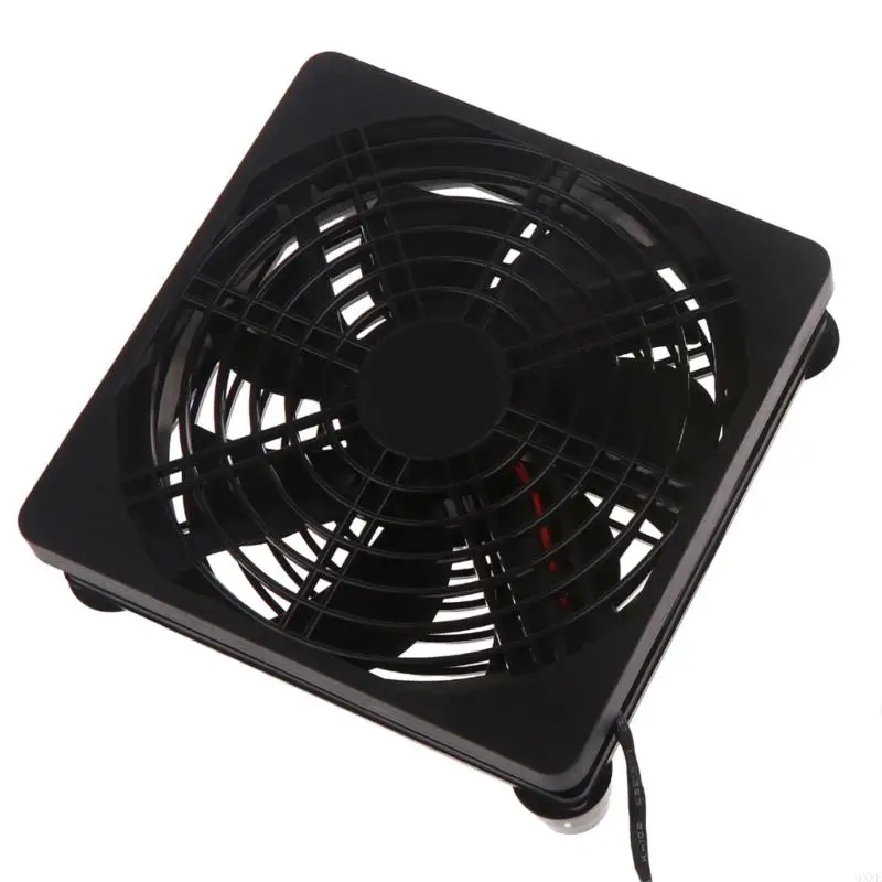 QXNE 12CM Blower Low Noise Cooling Fan 110V 220V for Modem Box Receiver DVR-
