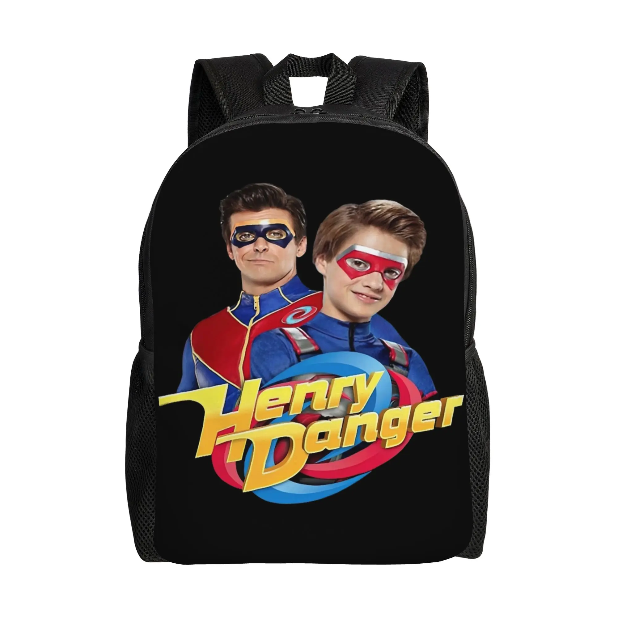 Henry Danger Henrys TV Series Graphic Dangers Teenage Backpack Outdoor Student Work Daypack for Men Women Laptop Canvas Bags 1