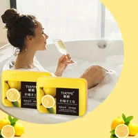 Savon artisanal au citron, 2 pièces, nettoyant hydratant, adapté à tous les types de peau, pour hommes et femmes 1