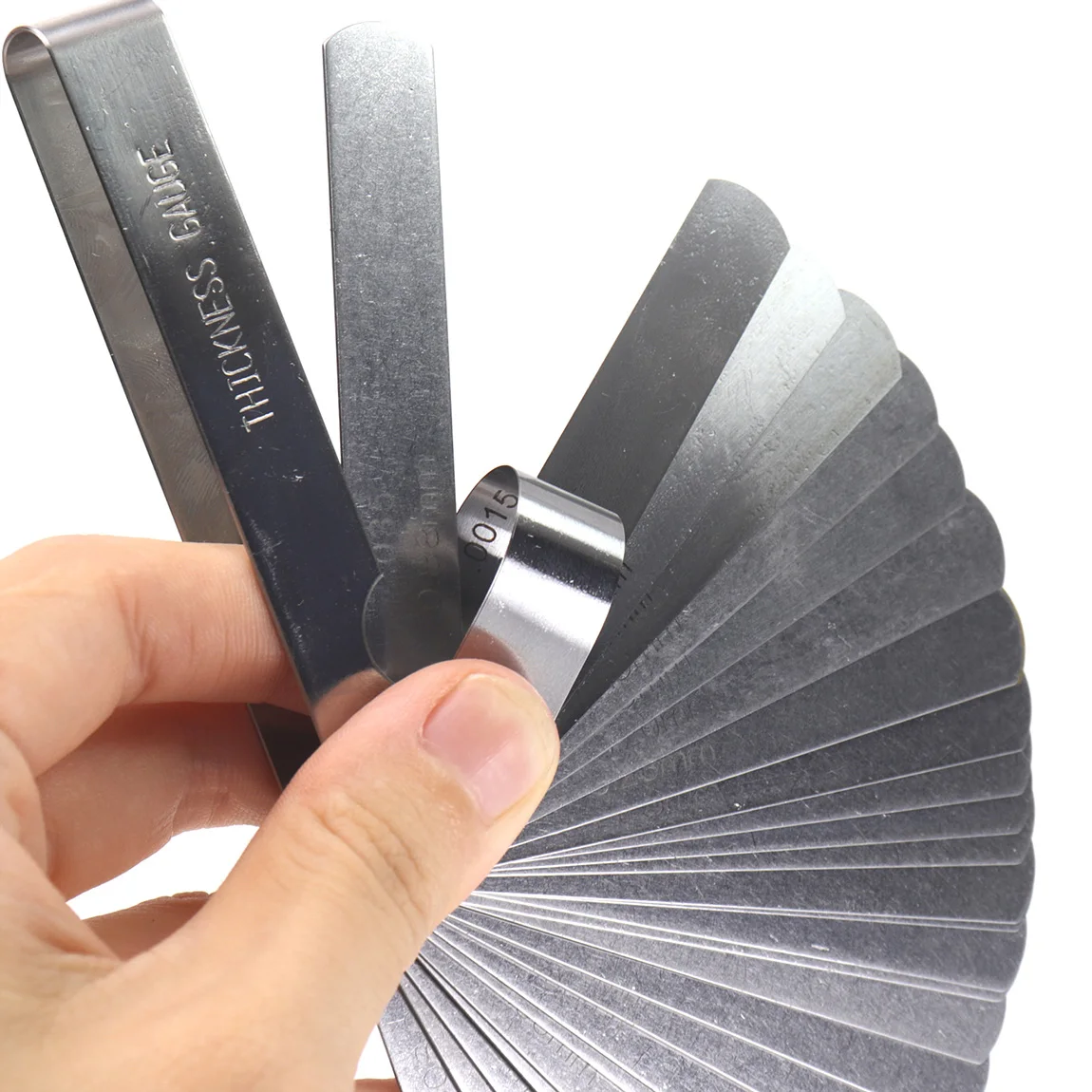 Stainless Steel Feeler Gauge 0.04mm to 0.88mm Gap Metric Filler Measuring Gauge