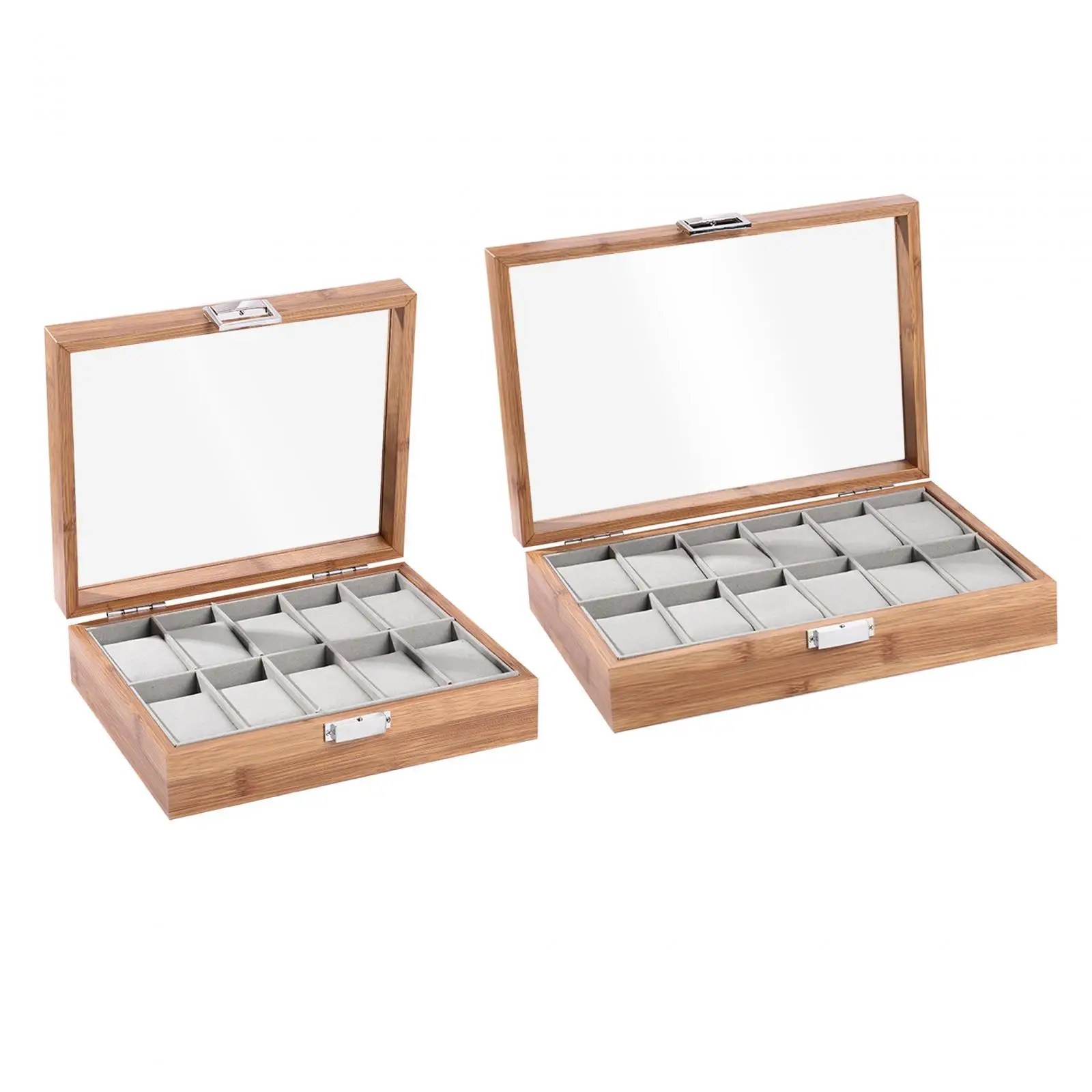 

Watch Box Organizer Jewelry Display Case for Shop Display Home Decoration Men and Women Watches Necklace Bracelet Earrings