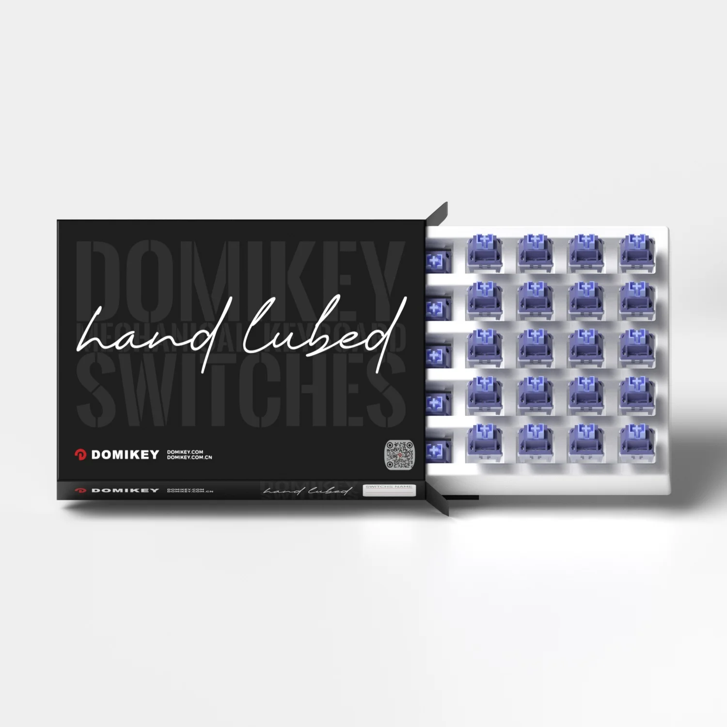 Domikey-rgb Smd Linear Ocean Switch Switches Deep Sea para Teclado Mecânico de Jogos mx Stem Nylon Pom Lubed Mão 42g 52g
