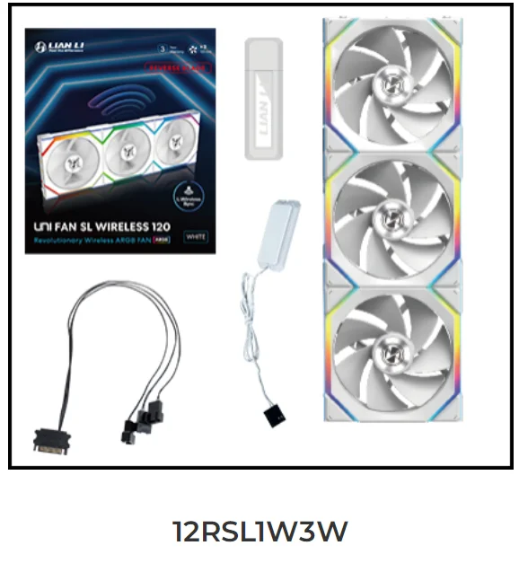 LIAN LI UNI FAN SL Wireless 120 Single Pack , Reverse Blade Triple