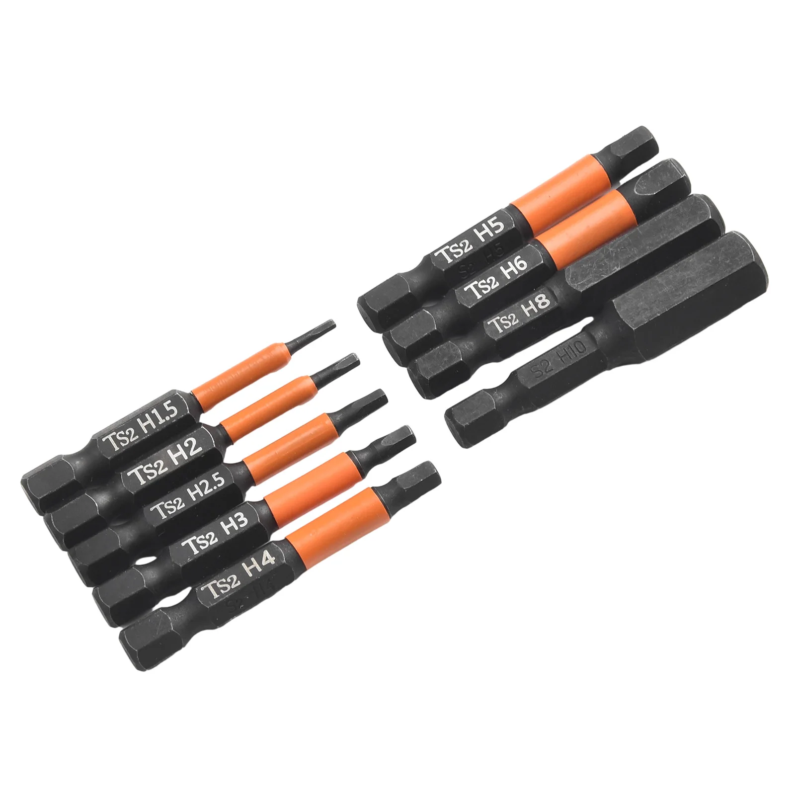 

9pcs/set Hexagon Screwdriver Bit H1.5-H10 Quick Change Impact Driver Hex Shank Wrench Screw Driver Power Drill Length 50mm