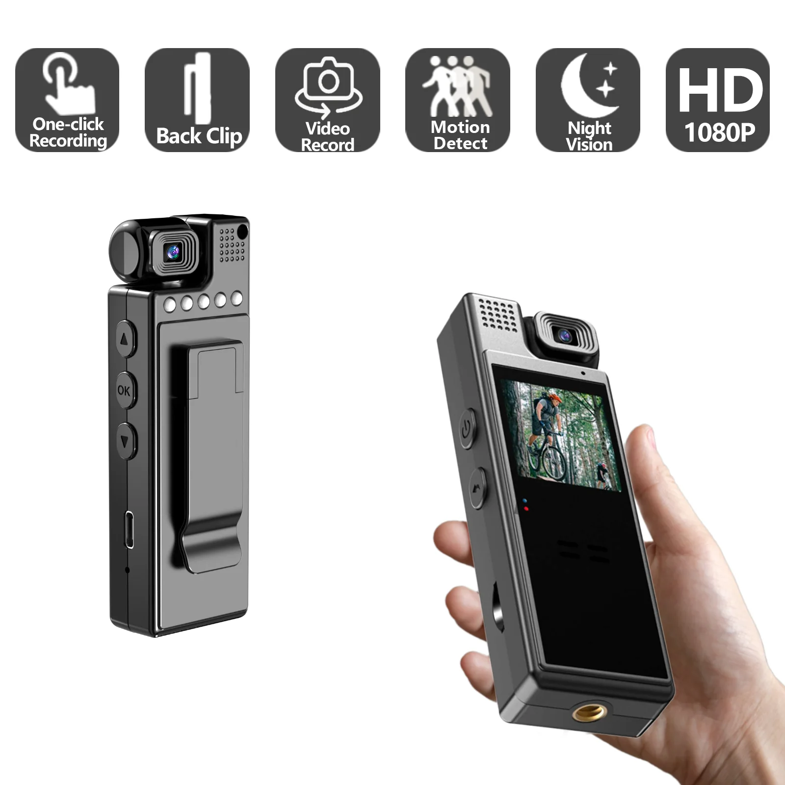 1080P Sports Mini Camera BodyCam Night Vision