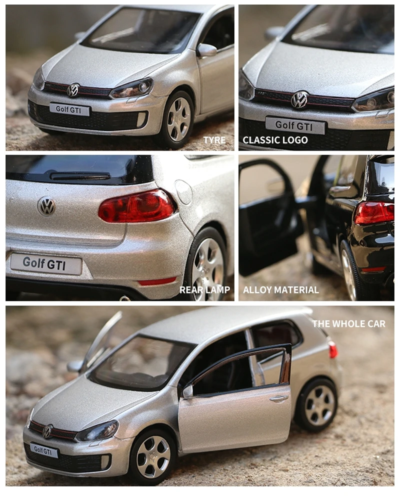 Bburago 1/62 Scale VOLKSWAGEN Golf GTI 2017 Miniature Alloy Car Model  Diecast Vehicle Replica Collection Toy For Adult Boy Gifts - AliExpress