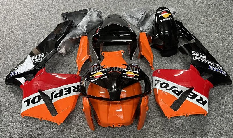 

4Gifts Injection Mold New ABS Whole Fairings Kit Fit For HONDA CBR600RR F5 2005 2006 05 06 Bodywork Set Orange Red