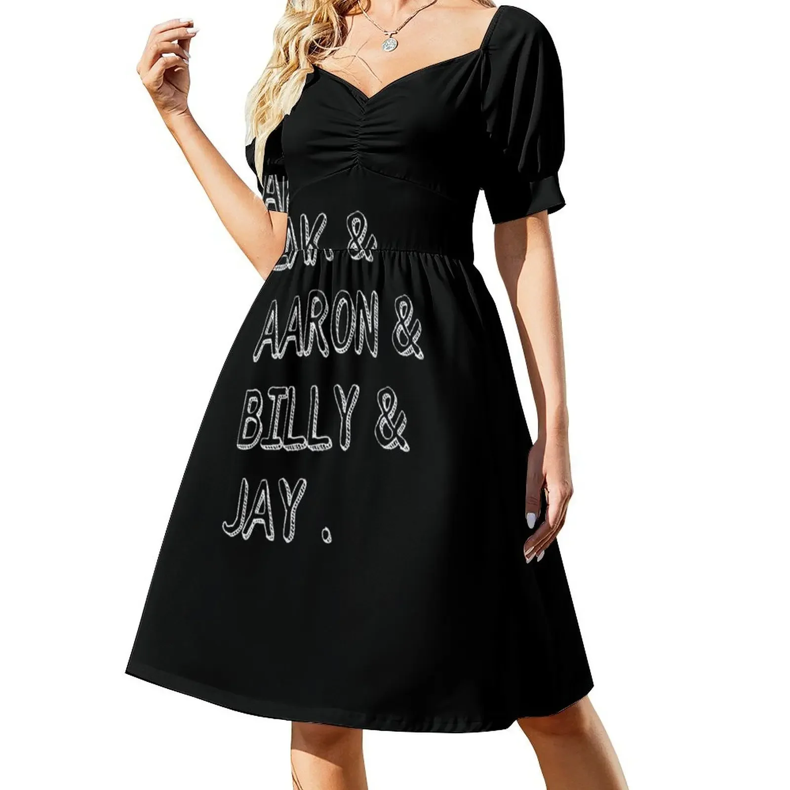 Vestido sin mangas de la tripulación de aventuras, trajes de verano para mujeres, vestidos de moda para mujeres, vestido