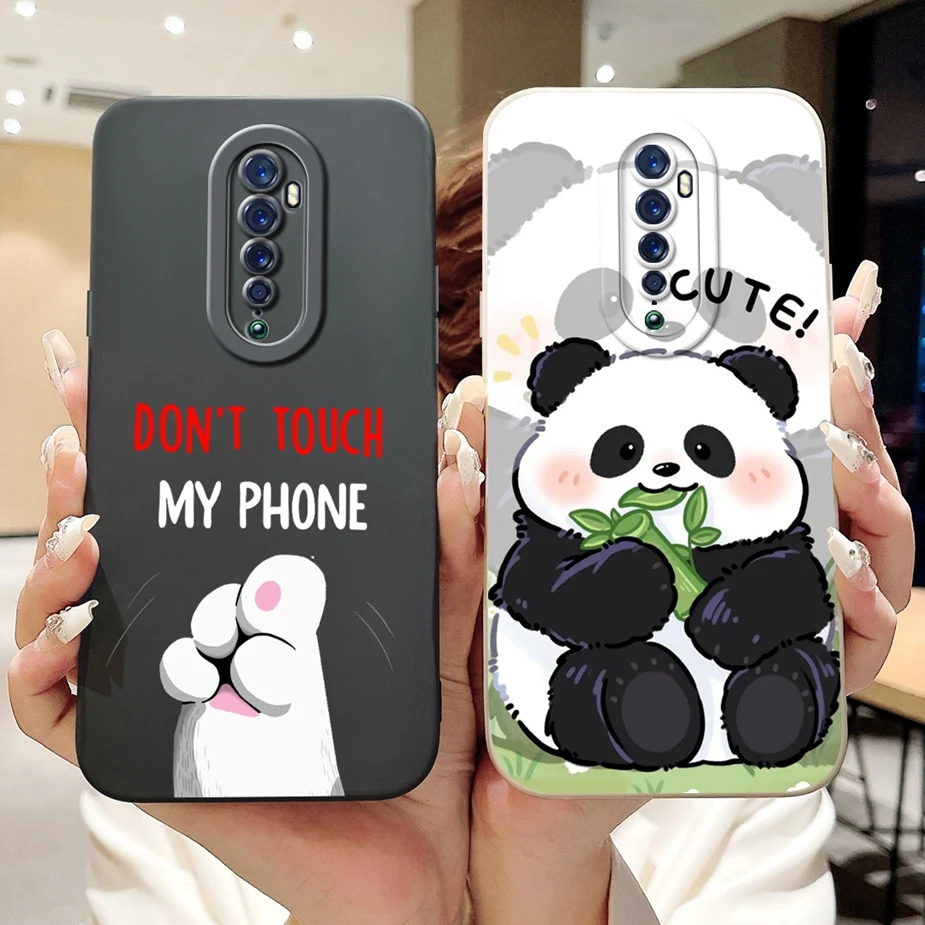 Cute Panda Cartoon Soft Silicone Phone Case - Durable Bumper Cover