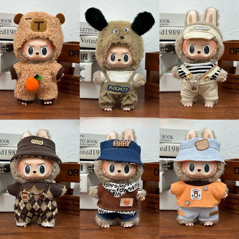 Labubu 17 cm Capybara Cosplay Suit