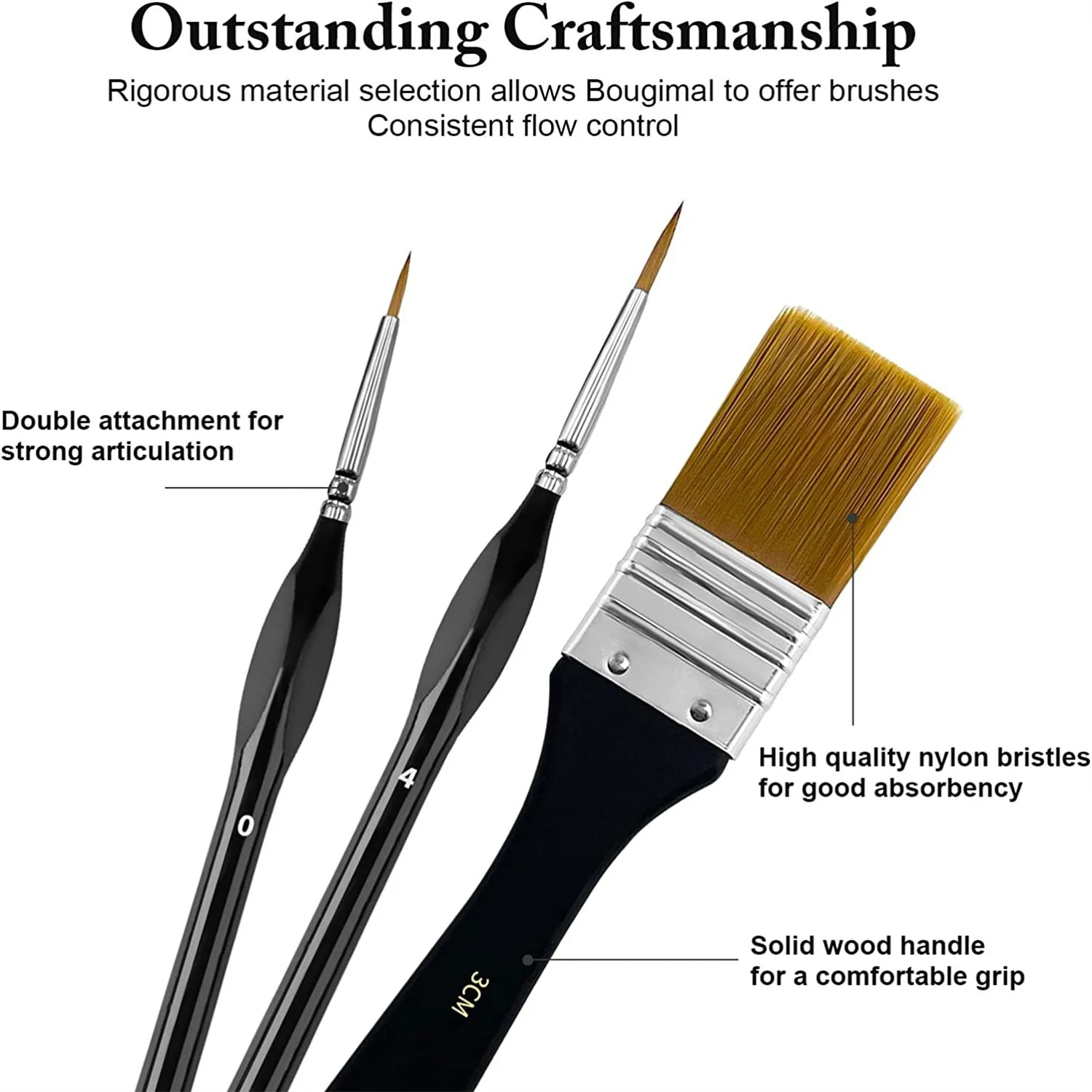 28/32pc Artist Paint Brush Set 2