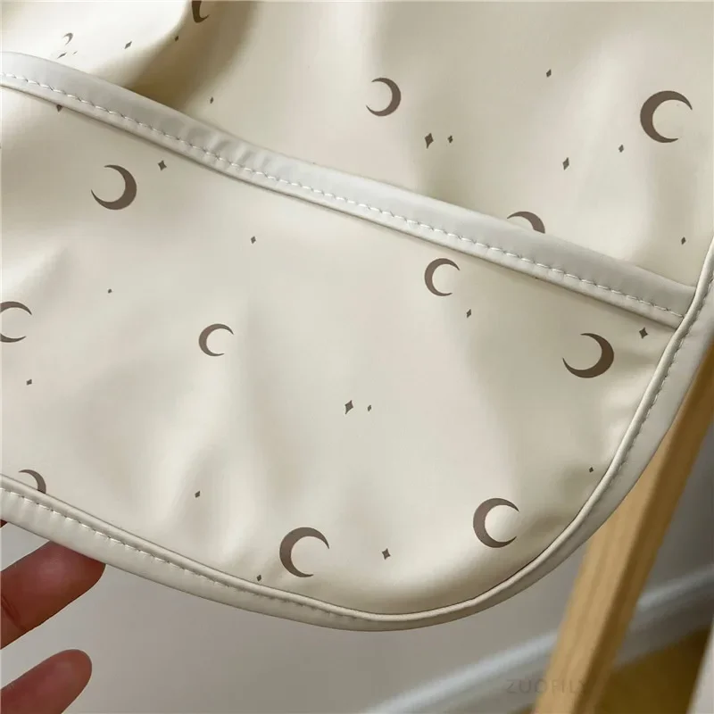 Waterproof Baby Bibs Cartoon Newborns Kids Burp Cloth Art Smock Feeding Bib Apron Pocket Infant Toddler Boys Girls Saliva Towel 4