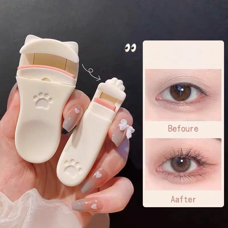 Cat Claw Eyelashes Curler Cute Designs Accessories Tool Fit All Eyelash Shapes Long Lasting Professional for Women Makeup
