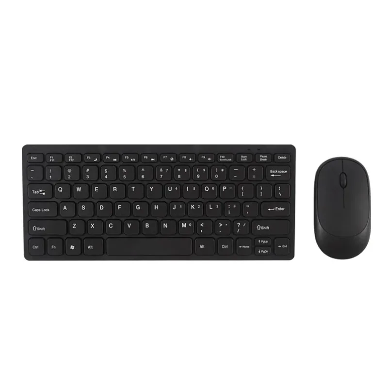 휴대용 미니 2.4G 무선 키보드 및 마우스 세트 노트북 랩탑 맥 데스크탑 PC 컴퓨터 스마트 TV PS4용