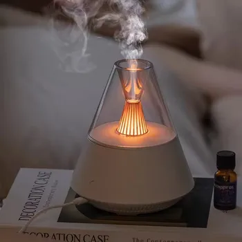 Home Portable Aroma Diffuser USB Air Humidifier Essential Oil Nightlight Cold Mist Maker Sprayer for Gift Bedroom Remote Control 1