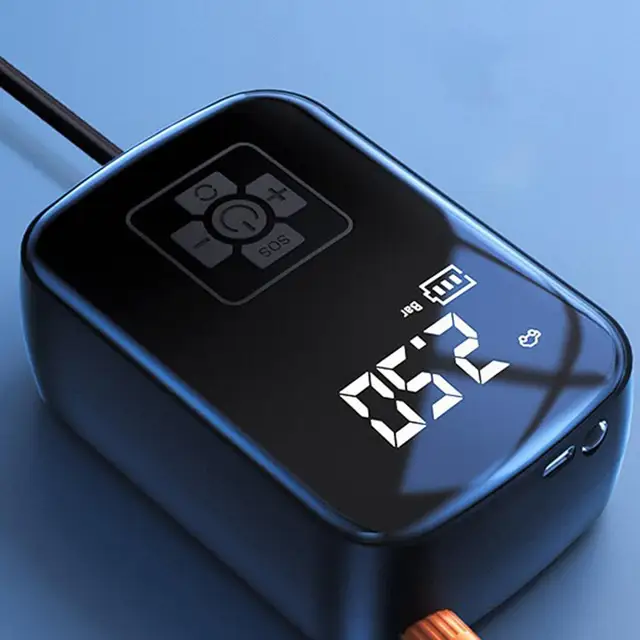 Bomba Elétrica de Inflar Pneus com Display Digital Sem Fio: Liberdade e Conveniência para Suas Necessidades de Inflação 3 Bomba Elétrica de Inflar Pneus com Display Digital Sem Fio