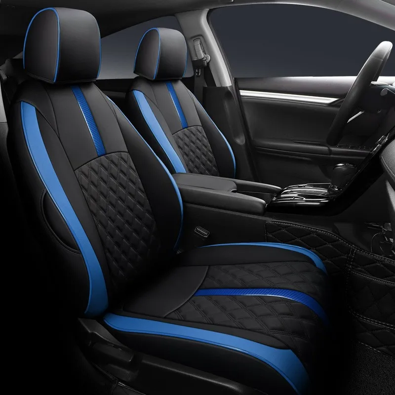 

Специальный автомобильный чехол на сиденья для Honda Civic 2016, 2017, 2018, 2019, полный комплект, подушка на сиденье, кожаный защитный чехол на сиденье, автомобильный Стайлинг