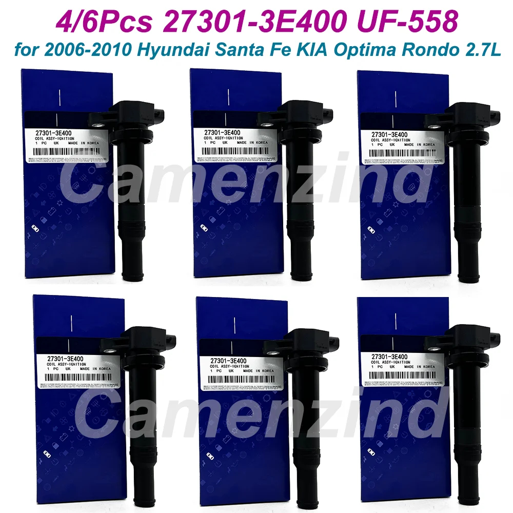 Ignition Coil 27301-3E400 for Santa Fe 2006-2009 Optima Rondo 2.7