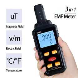 Portable Digital EMF Meter and Radiation Analyzer - High/Low Frequency Detection (Standard)