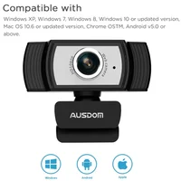 AUS AW33 Webcam 1080P Full HD Manual Focus 5 Grades USB Web Camera For Business PC Camera fit for Android Windows IOS S349 - Image 6