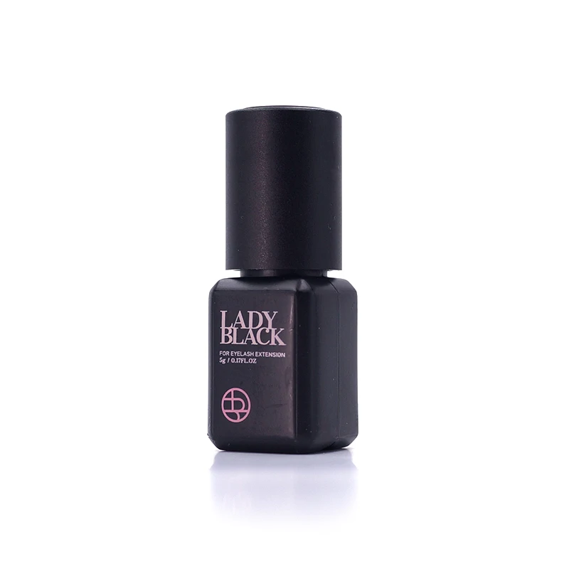 5ml Korea Original Sky Glue Lady Black Powerful Lash Glue for Eyelash Extensions Low Irritation 3-4 Second Fast Drying Black Cap 2