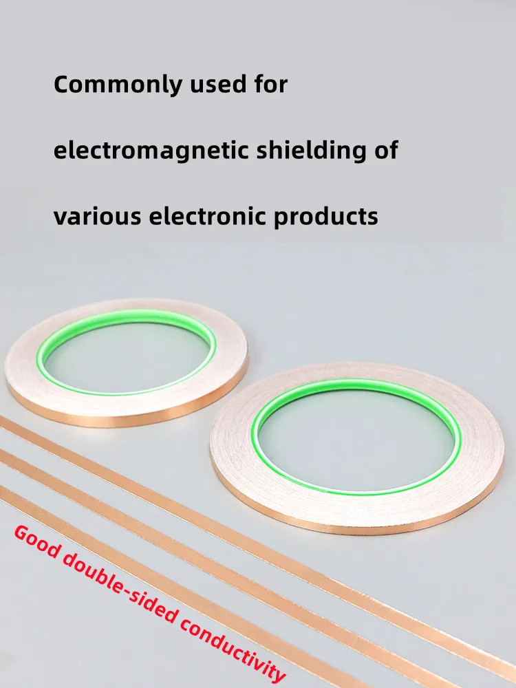 Copper Foil Tape With Dual Conductive Adhesive For Guitar And EMI Shielding Electrical Repairs Crafts Stained Glass