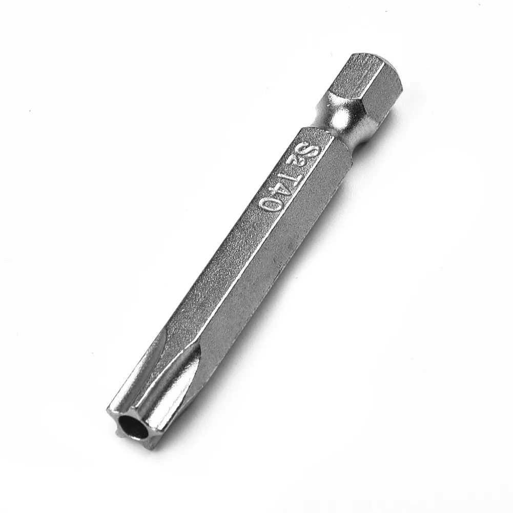Punte In Acciaio Legato Con Gambo Esagonale Da 7 Pezzi 1/4 \ \ "Cacciavite Torx Magnetico Argento A Cinque Punte A Cinque Punte Durevole Di Alta Quali