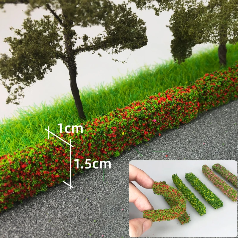 Shrub Strip Grass Diy Sand Table Miniature Model Kits Length 10cm Shrub Strip Grass Diy Sand Table Miniature Model Kits For Making Outdoor Fence Materials of Diorama 3Pcs/lot
