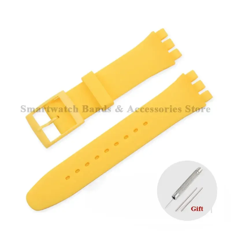 Colorful Silicone Sport Watch Strap - Rubber Replacement Wrist Band Accessories