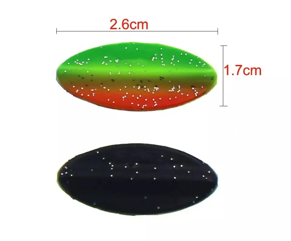 Description Picture 4 of itemSpinning Fishing Lures, Spinner Bait, Inline Spoon Trout Spoon, Spinnerbait, Jigging Metal, Rotating Jig, Artificial Bait, 2g