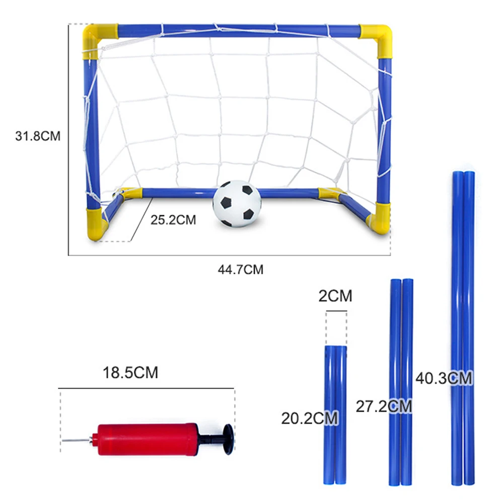 Sports Toys Football Frame Set Team Sports 447 X 250 X 323 Mm FOR Ages 3+ FOR Indoors /outdoors Goal Post Portable Durable