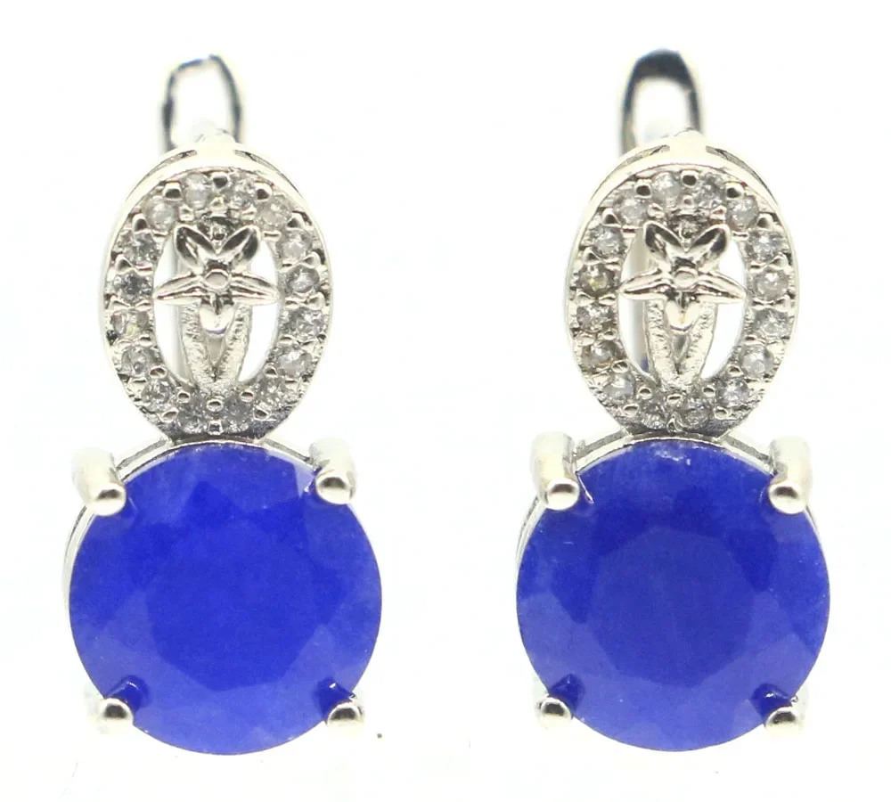 4g 925 SOLID STERLING SILVER Customized Earrings Lovely Zultanitel Alexandrite Topaz Violet Topaz Red Ruby Blue Sapphire Emerald