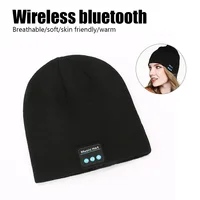 Wireless Bluetooth Music Knitted Headphone Cap Hd Sound Quality Wireless Headphone Head-mounted Stereo Hat Fashion All-match 1