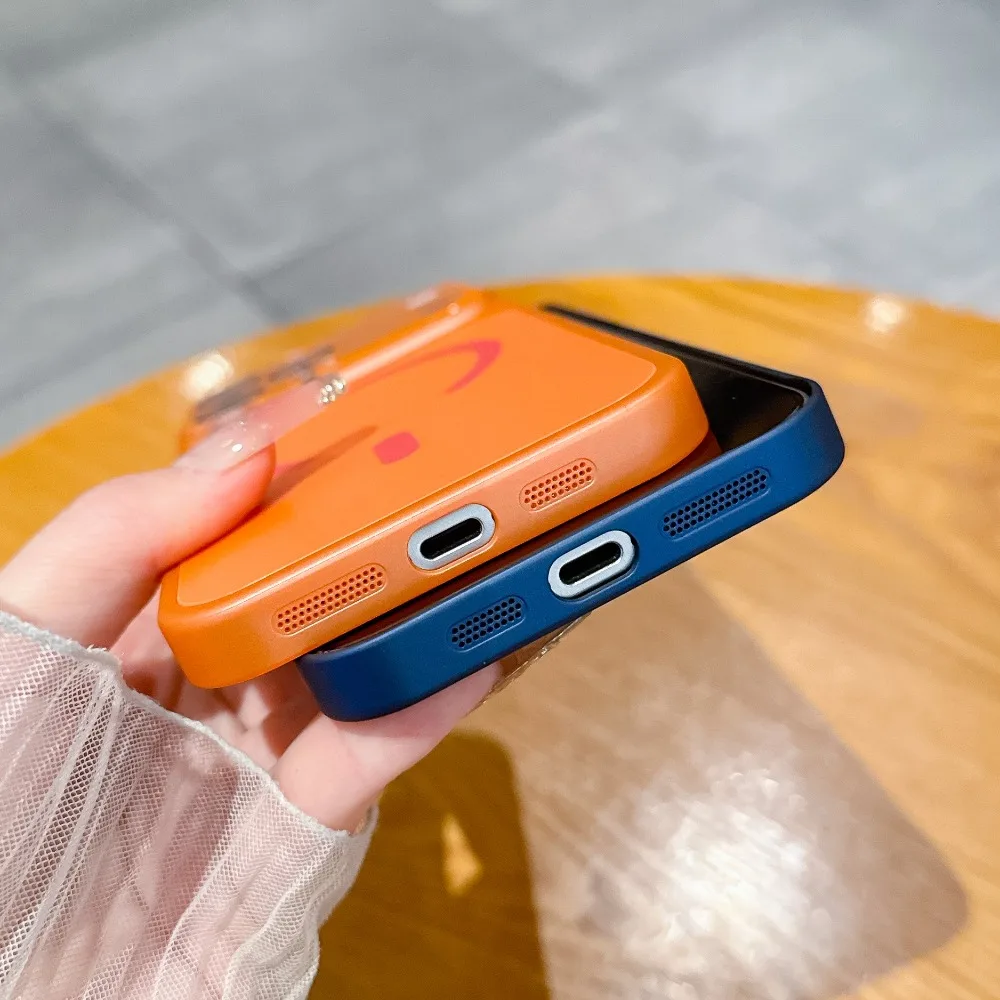 Luxury Nano Glass Magnetic Phone Case with Lens Protection and Wireless Charging Capability