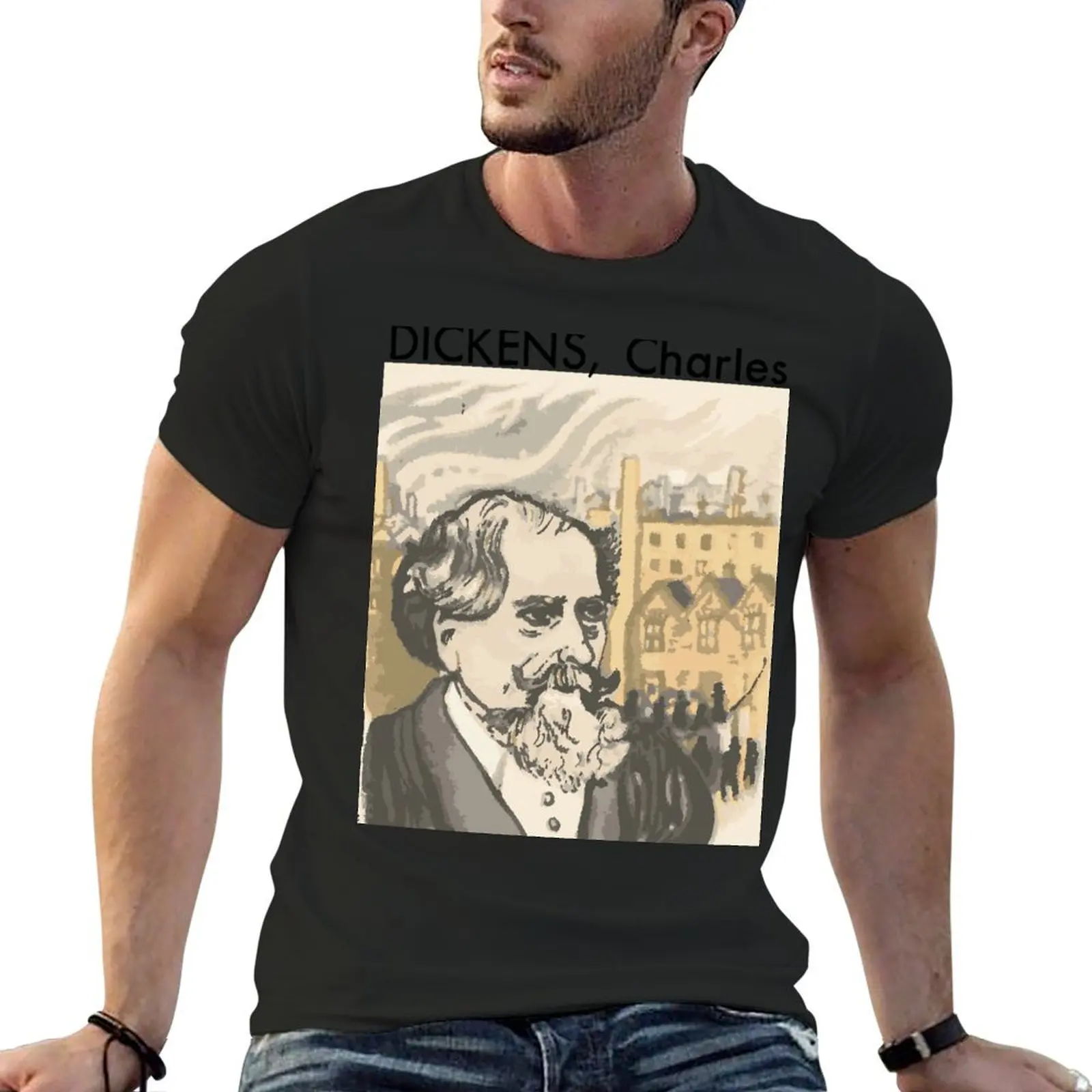 

Charles Dickens T-Shirt boys whites plus size tops tshirts for men
