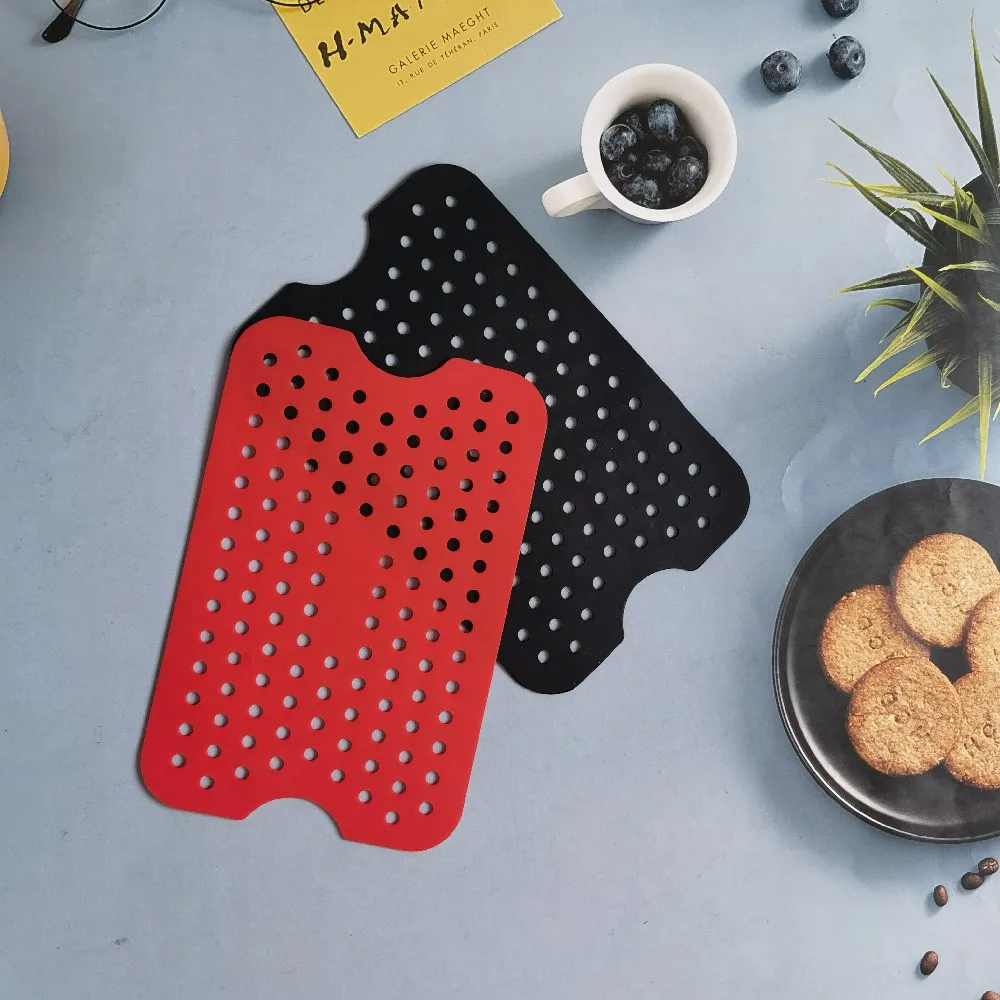 AirFryerSiliconeBakingMatSteamerCakeGrilledSaucerPadAirfryerLinerPastryTools