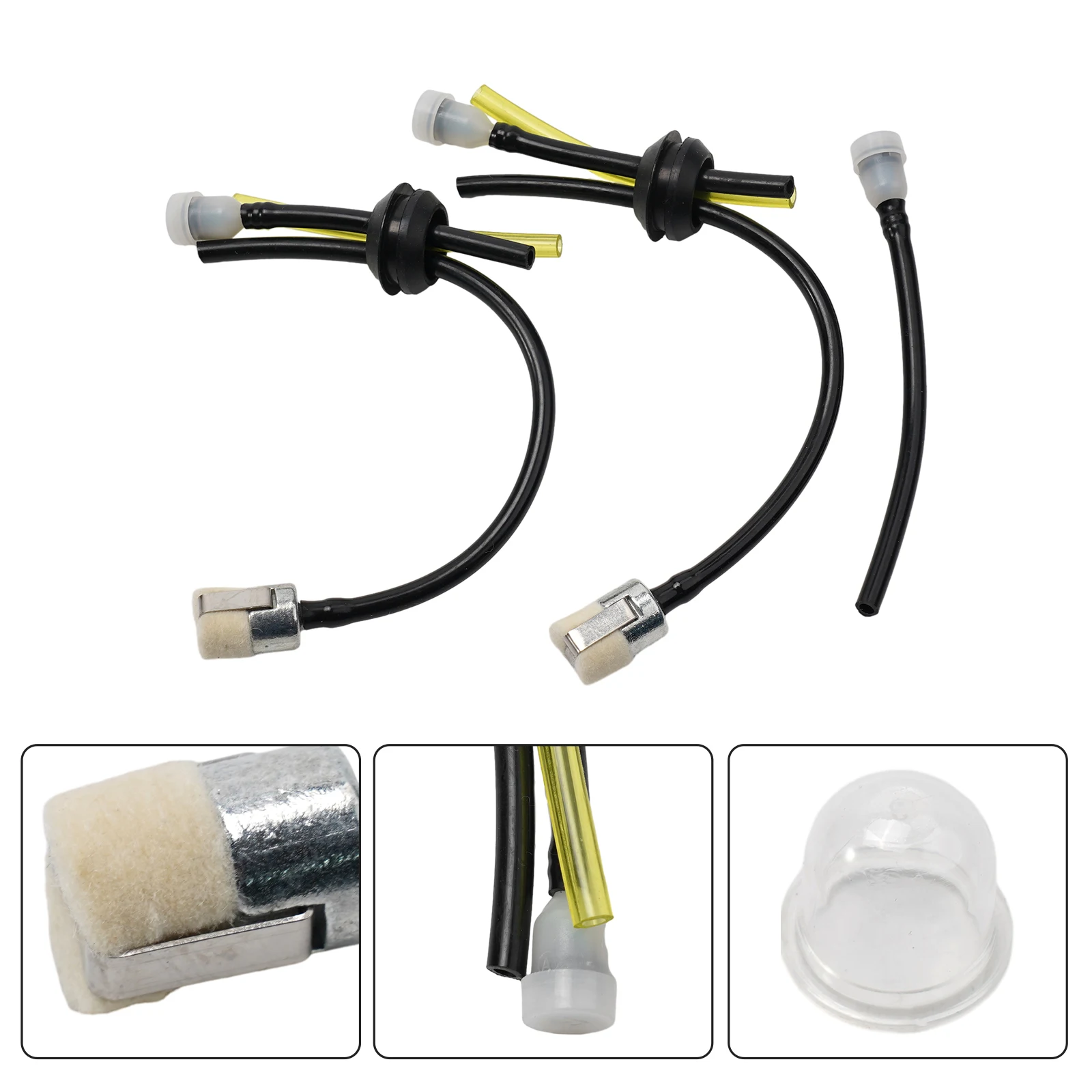 

2x Fuel Hose With Fuel Filter Set With Fuel Filter Primer Tank Breather For Fx-Ps152 Fx-Ms152 Brushcutter