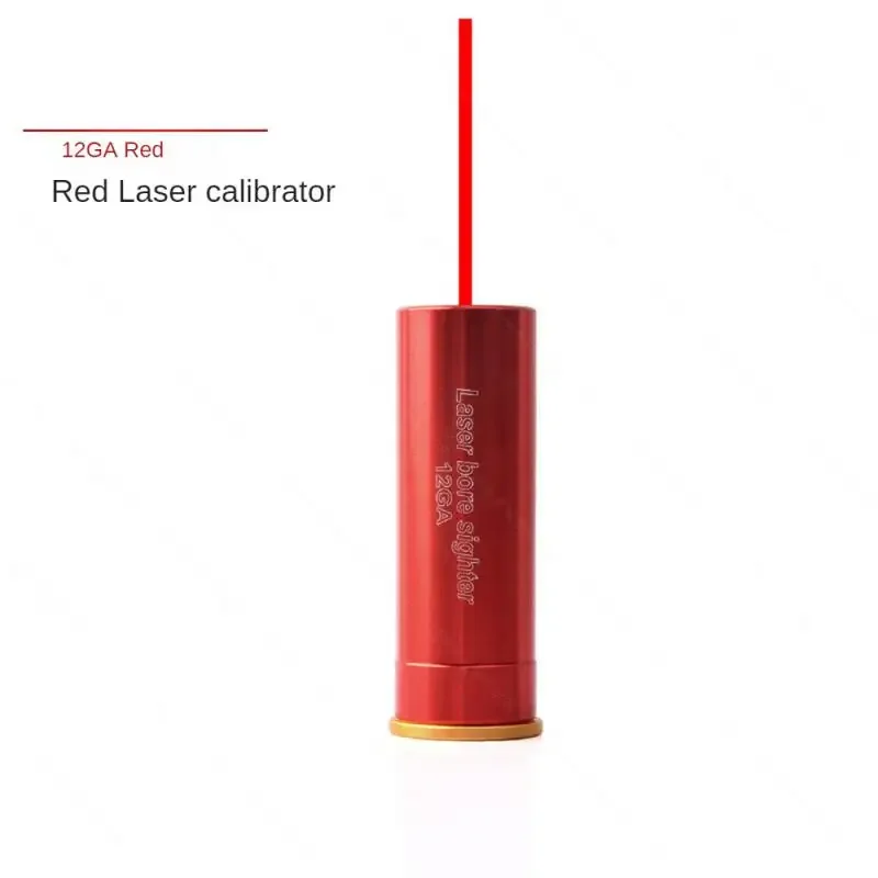 12 Gauge Caliber Laser Bore sight Training for 177 9mm Hunting Gun Laser 12GA 20GA .223 .308 7.62x39 Boresighter